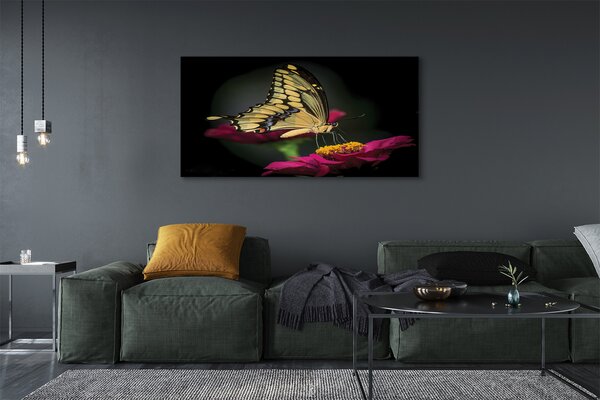 Tablouri canvas Fluture pe o floare