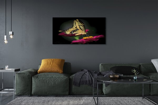 Tablouri canvas Fluture pe o floare