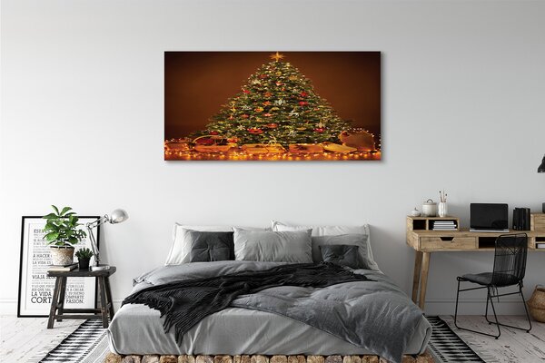 Tablouri canvas Crăciun lumini Cadouri decor
