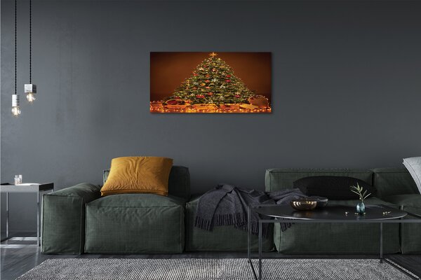 Tablouri canvas Crăciun lumini Cadouri decor
