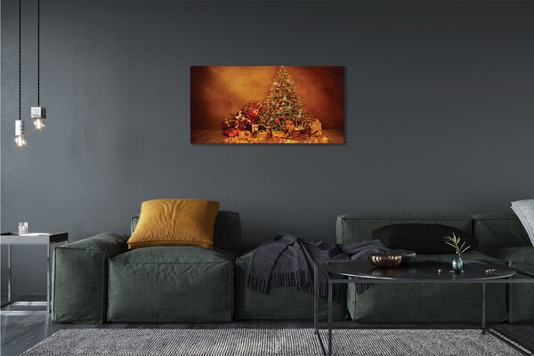 Tablouri canvas Crăciun lumini Cadouri decor