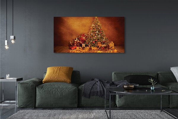 Tablouri canvas Crăciun lumini Cadouri decor