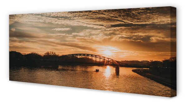 Tablouri canvas Cracovia pod râu apus de soare