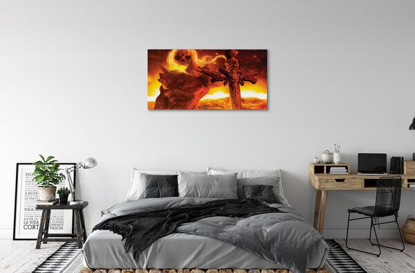 Tablouri canvas forma Teribil de sabie
