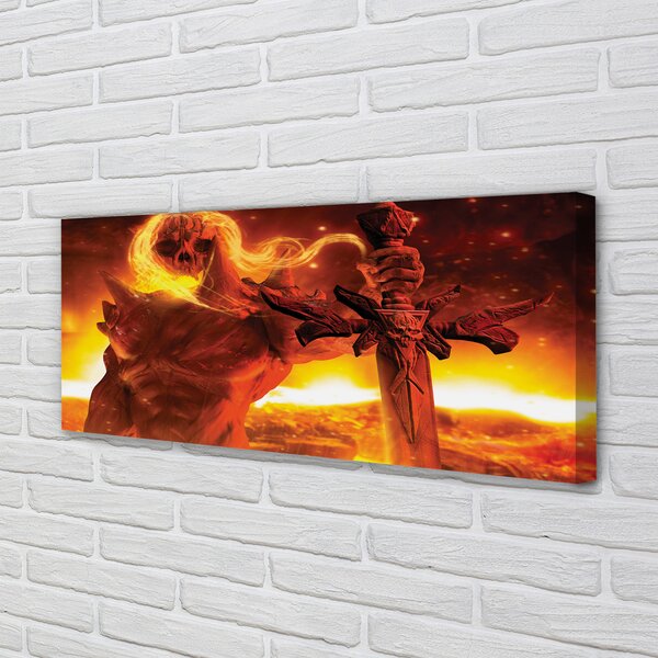 Tablouri canvas forma Teribil de sabie
