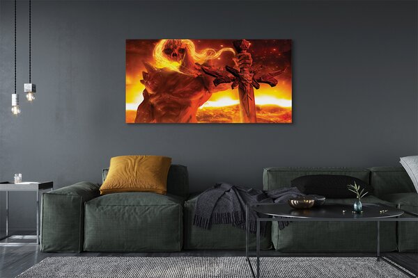 Tablouri canvas forma Teribil de sabie