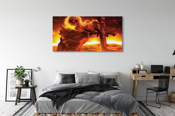 Tablouri canvas forma Teribil de sabie