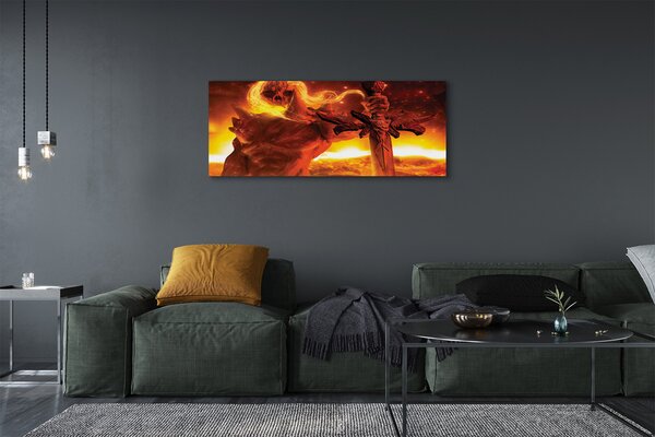 Tablouri canvas forma Teribil de sabie