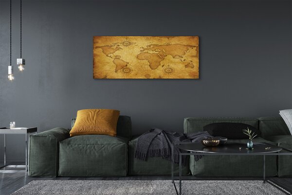 Tablouri canvas marginile vechi harta ars
