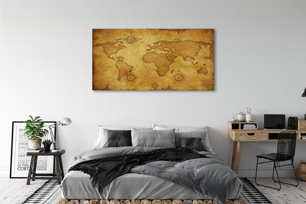 Tablouri canvas marginile vechi harta ars