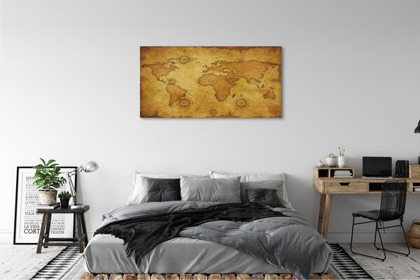 Tablouri canvas marginile vechi harta ars