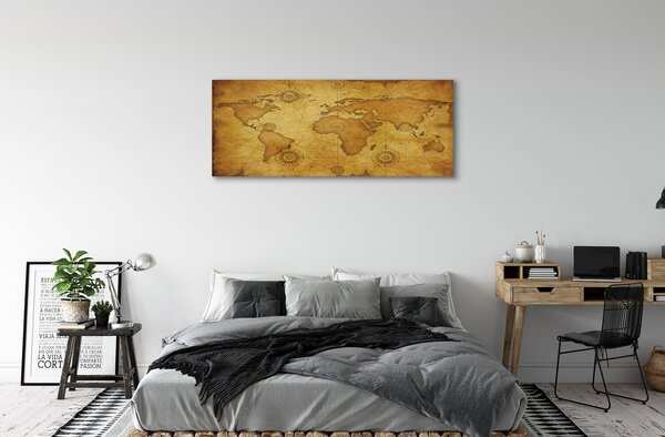 Tablouri canvas marginile vechi harta ars