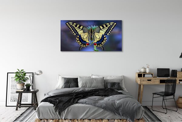 Tablouri canvas Fluture pe o floare