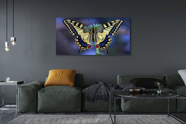 Tablouri canvas Fluture pe o floare