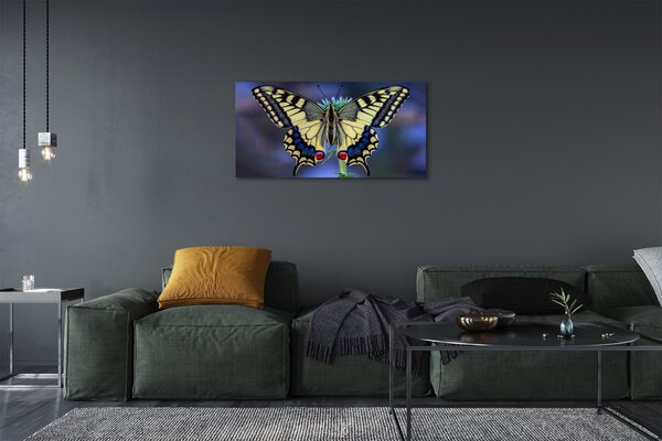 Tablouri canvas Fluture pe o floare