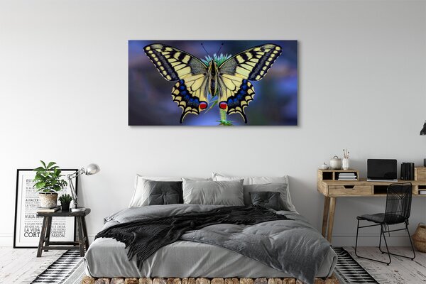 Tablouri canvas Fluture pe o floare