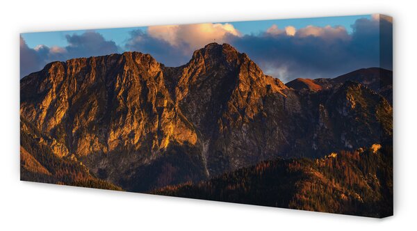 Tablouri canvas apus de soare la munte