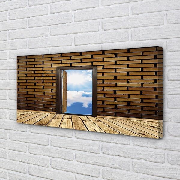 Tablouri canvas Usi cer 3d