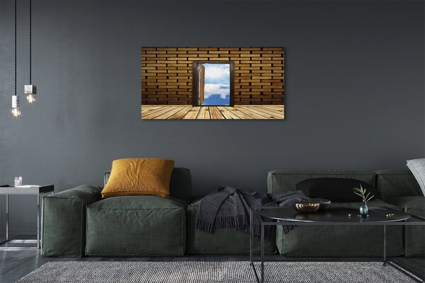 Tablouri canvas Usi cer 3d