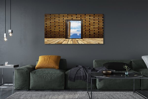 Tablouri canvas Usi cer 3d