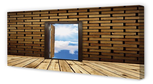 Tablouri canvas Usi cer 3d