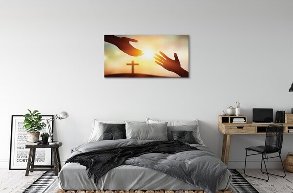 Tablouri canvas mâinile încrucișate