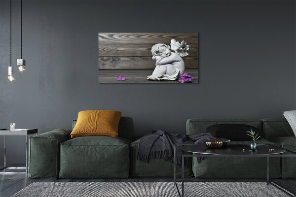 Tablouri canvas Sleeping placi de flori înger