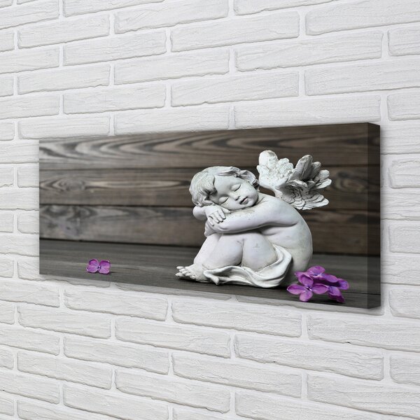 Tablouri canvas Sleeping placi de flori înger