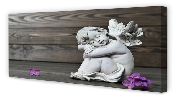 Tablouri canvas Sleeping placi de flori înger