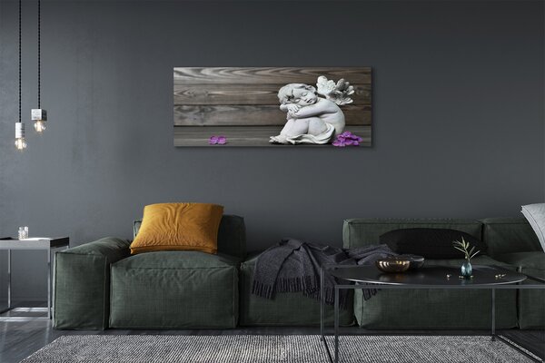 Tablouri canvas Sleeping placi de flori înger