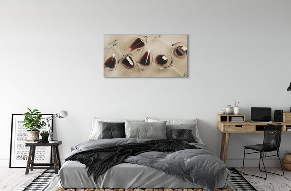 Tablouri canvas pahare de vin