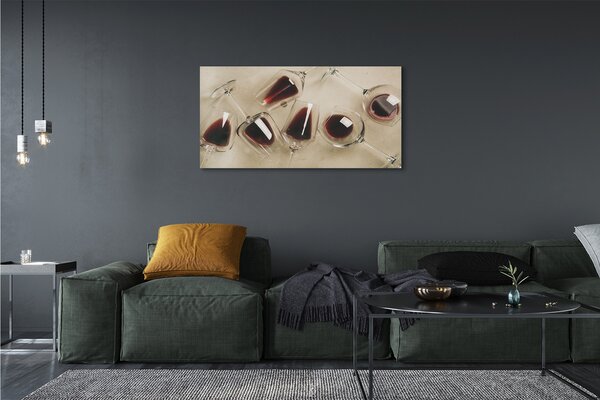 Tablouri canvas pahare de vin