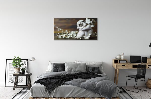 Tablouri canvas Sleeping flori înger