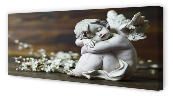 Tablouri canvas Sleeping flori înger