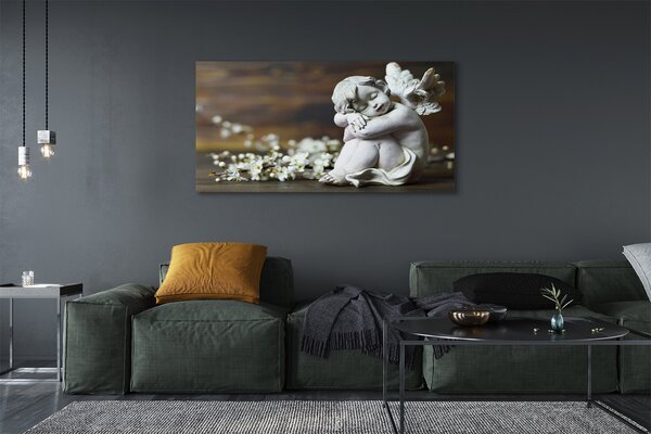 Tablouri canvas Sleeping flori înger