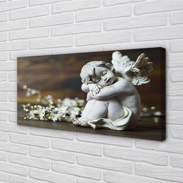 Tablouri canvas Sleeping flori înger