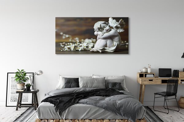 Tablouri canvas Sleeping flori înger