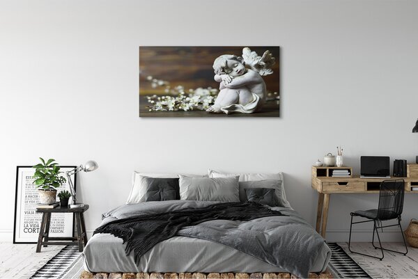 Tablouri canvas Sleeping flori înger