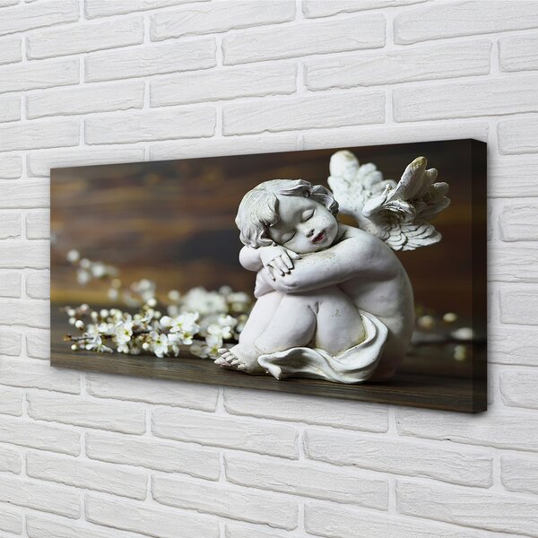 Tablouri canvas Sleeping flori înger