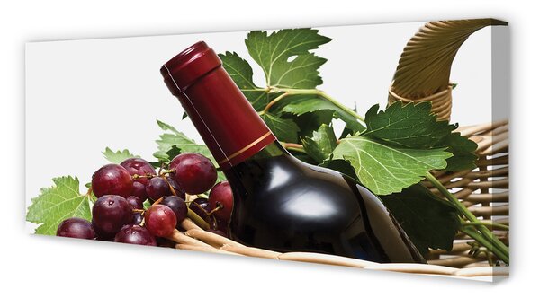 Tablouri canvas struguri de vin Coșul de gunoi