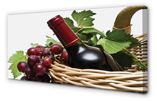 Tablouri canvas struguri de vin Coșul de gunoi