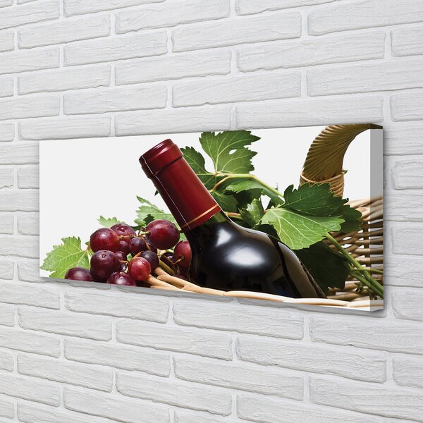 Tablouri canvas struguri de vin Coșul de gunoi