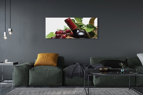 Tablouri canvas struguri de vin Coșul de gunoi