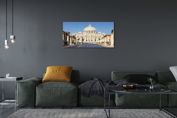Tablouri canvas Catedrala Roma străzi clădiri