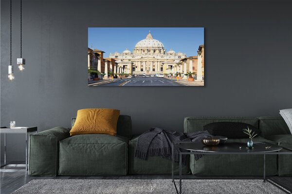 Tablouri canvas Catedrala Roma străzi clădiri