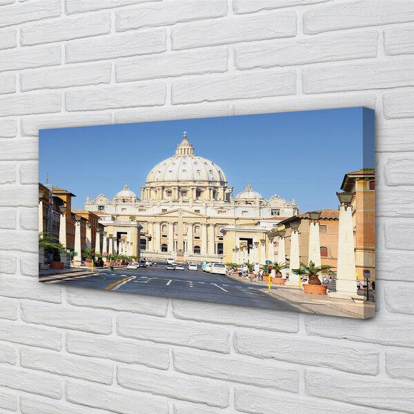 Tablouri canvas Catedrala Roma străzi clădiri