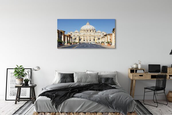 Tablouri canvas Catedrala Roma străzi clădiri