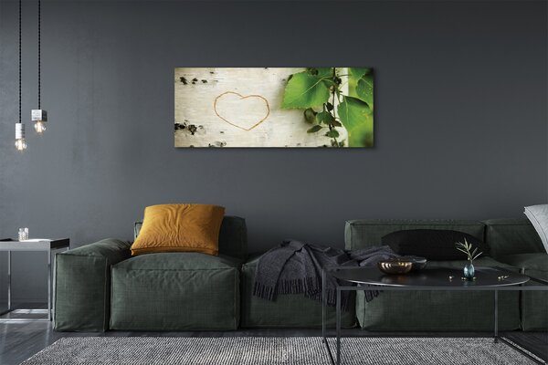 Tablouri canvas frunze de inima mesteacan
