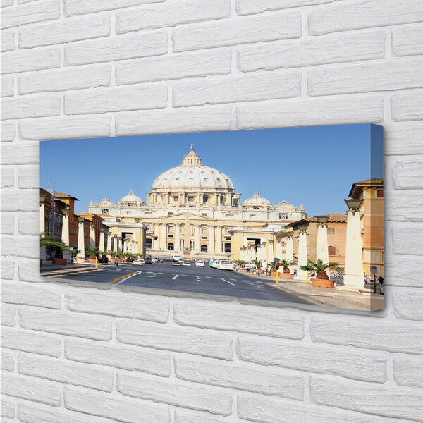 Tablouri canvas Catedrala Roma străzi clădiri