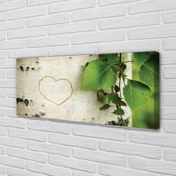 Tablouri canvas frunze de inima mesteacan